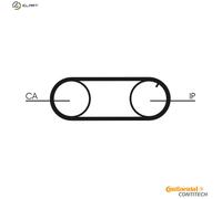 Timing Belt Kit + Water Pump CT704WP2PRO CONTINENTAL CTAM for AUDI VW VOLVO