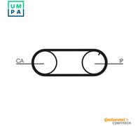 Timing Belt Kit + Water Pump CT704WP2PRO CONTINENTAL CTAM for AUDI VW VOLVO