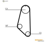 ContiTech Water Pump and Timing Belt Kit CT720WP1 – OE Quality for Opel/Vauxhall