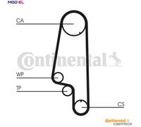 CONTITECH CT846WP3 Water pump and timing belt kit