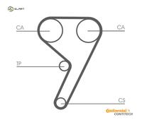 CONTITECH CT881WP4 Water pump and timing belt kit