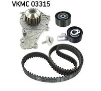 WATER PUMP & TIMING BELT KIT FOR CITROËN FIAT FORD SKF VKMC 03315