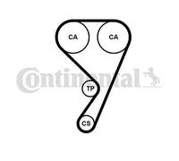 Water Pump & Timing Belt Kit for FORD B-MAX C-MAX CONTINENTAL CTAM CT1211WP1