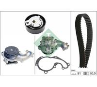 WATER PUMP & TIMING BELT KIT FOR FORD C-MAX COURIER FIESTA FOCUS INA 530 0142 30