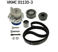 WATER PUMP & TIMING BELT KIT FOR SKODA FABIA SKF VKMC 01130-3