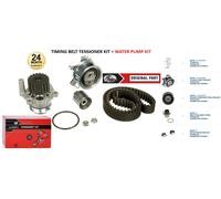 Timing Belt & Water Pump Kit fits AUDI A2 8Z0 1.4D 00 to 05 Set Gates Quality