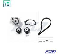 Timing Belt Kit + Water Pump KD007 DOLZ for PEUGEOT CITROËN FIAT TOYOTA