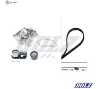 DOLZ KD009 Water pump and timing belt kit