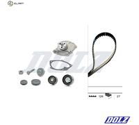 WATER PUMP & TIMING BELT KIT KD117 FOR RENAULT F4R761/760 2.0L 4cyl AVANTIME