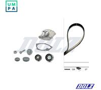 WATER PUMP & TIMING BELT KIT KD117 FOR RENAULT F4R761/760 2.0L 4cyl AVANTIME