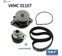SKF VKMC 01107 Timing belt and water pump kit, Black