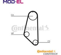WATER PUMP & TIMING BELT SET CT720WP1 FOR OPEL FRONTERA/Sport OMEGA KADETT 2.0L