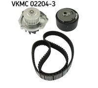 Water Pump & Timing Belt Set for ABARTH 500 500 / 595 / 695 SKF VKMC 02204-3