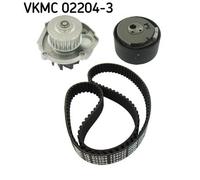 WATER PUMP & TIMING BELT SET FOR ABARTH ALFA ROMEO CHRYSLER SKF VKMC 02204-3