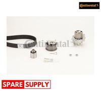 WATER PUMP & TIMING BELT SET FOR AUDI FORD SEAT CONTINENTAL CTAM CT1028WP3