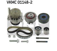 SKF VKMC 01148-2 Timing belt and water pump kit, Black
