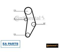 Water Pump & Timing Belt Set for FIAT 124 Spider 500 CONTINENTAL CTAM CT1049WP1
