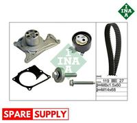 WATER PUMP & TIMING BELT SET FOR RENAULT CAPTUR CLIO DUSTER INA 530 0607 30