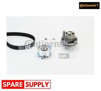 WATER PUMP & TIMING BELT SET FOR SKODA AUDI SEAT CONTINENTAL CTAM CT908WP1