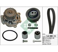 WATER PUMP & TIMING BELT SET FOR SKODA AUDI SEAT INA 530 0445 32