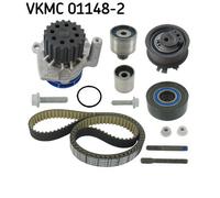 WATER PUMP & TIMING BELT SET FOR SKODA AUDI SEAT SKF VKMC 01148-2