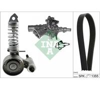 Water pump + V-belt kit 529 0297 31 INA for OPEL CORSA D MERIVA A MPV ASTRA H