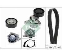 Water pump + V-belt kit 529 0487 30 INA for MERCEDES-BENZ E-CLASS E-CLASS Coupe