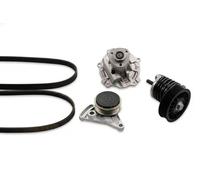 Water pump + V-belt kit Alternator PK05423 HEPU for AUDI VW