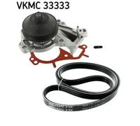 Water pump + V-belt kit EPDM (ethylene propylene diene Monomer (M-class) rubber)