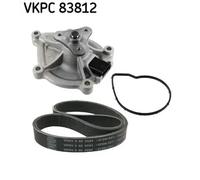 SKF VKMC 33843 Water Pump + V-Ribbed Belt Kit