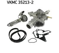 SKF VKMC 35213-2 Water Pump + V-Ribbed Belt Kit