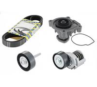 SNR KAP857.140 Water Pump + V-Ribbed Belt Kit
