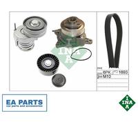 Water Pump + V-Ribbed Belt Kit for AUDI A1 A1 Sportback A3 INA 529 0534 30