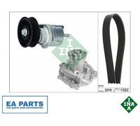 INA 529 0161 31 Water Pump + V-Ribbed Belt Kit