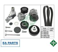 Water Pump + V-Ribbed Belt Kit for BMW E46 E39 E53 E85 INA 529 0053 30