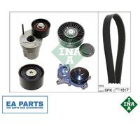 Water Pump + V-Ribbed Belt Kit for BMW E81 E87 E88 E82 INA 529 0368 30