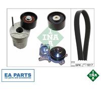 Water Pump + V-Ribbed Belt Kit for BMW E81 E87 E88 E82 INA 529 0370 30