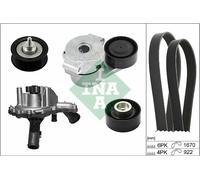 Water Pump + V-Ribbed Belt Kit for FORD TRANSIT INA 529 0301 30