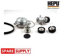 WATER PUMP + V-RIBBED BELT KIT FOR MERCEDES-BENZ W204 C204 S204 HEPU PK15130A