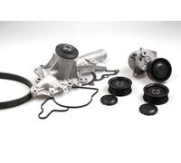 WATER PUMP + V-RIBBED BELT KIT FOR MERCEDES-BENZ W463 B901 B903 HEPU PK01390