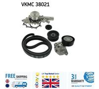 SKF VKMC 38021 Water Pump + V-Ribbed Belt Kit