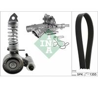 WATER PUMP + V-RIBBED BELT KIT FOR OPEL AGILA INA 529 0297 30
