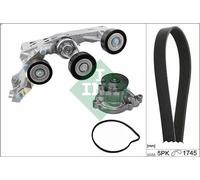 Water Pump + V-ribbed Belt Kit INA 529 0148 30 for A-CLASS (W169) 2 2004-