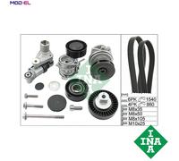 INA Water Pump & V-Ribbed Belt Kit 529 0053 30 - Fits BMW Z4 E85 & 320 E46