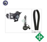 INA 529 0295 30 Water Pump + V-Ribbed Belt Kit