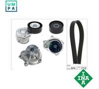 INA 529 0312 30 Water Pump + V-Ribbed Belt Kit