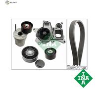 INA Water Pump + V-Ribbed Belt Kit 529 0369 30
