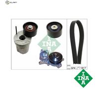 INA 529 0370 30 Water Pump + V-Ribbed Belt Kit