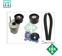 INA 529 0370 30 Water Pump + V-Ribbed Belt Kit