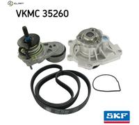 SKF VKMC 35260 Water Pump + V-Ribbed Belt Kit